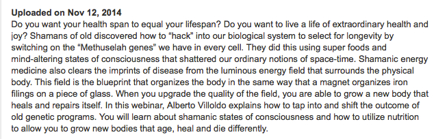"Hacking" the Human Biofield- How Shamans Create Extraordinary Health with Dr. Alberto Villoldo