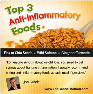 Top 3 anti-inflammatory foods
